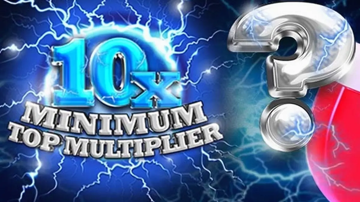 Tampilan antarmuka permainan slot 10x Minimum Top Multiplier yang ceria
